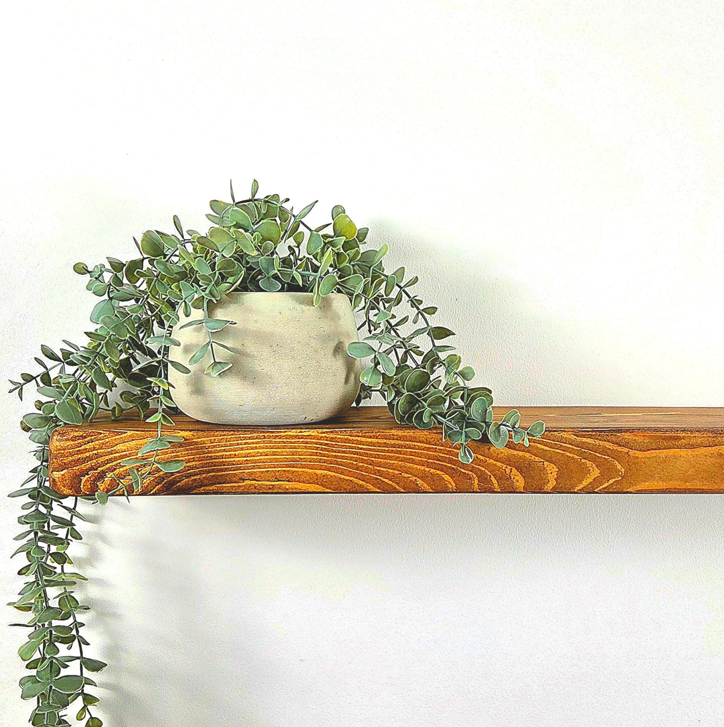 Rustic Floating Shelf | 15cm Depth | Dark Oak