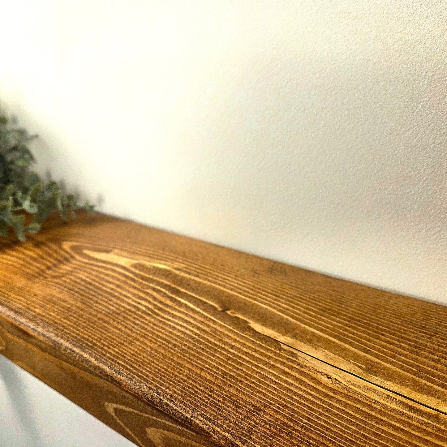 Rustic Floating Shelf | 15cm Depth | Dark Oak