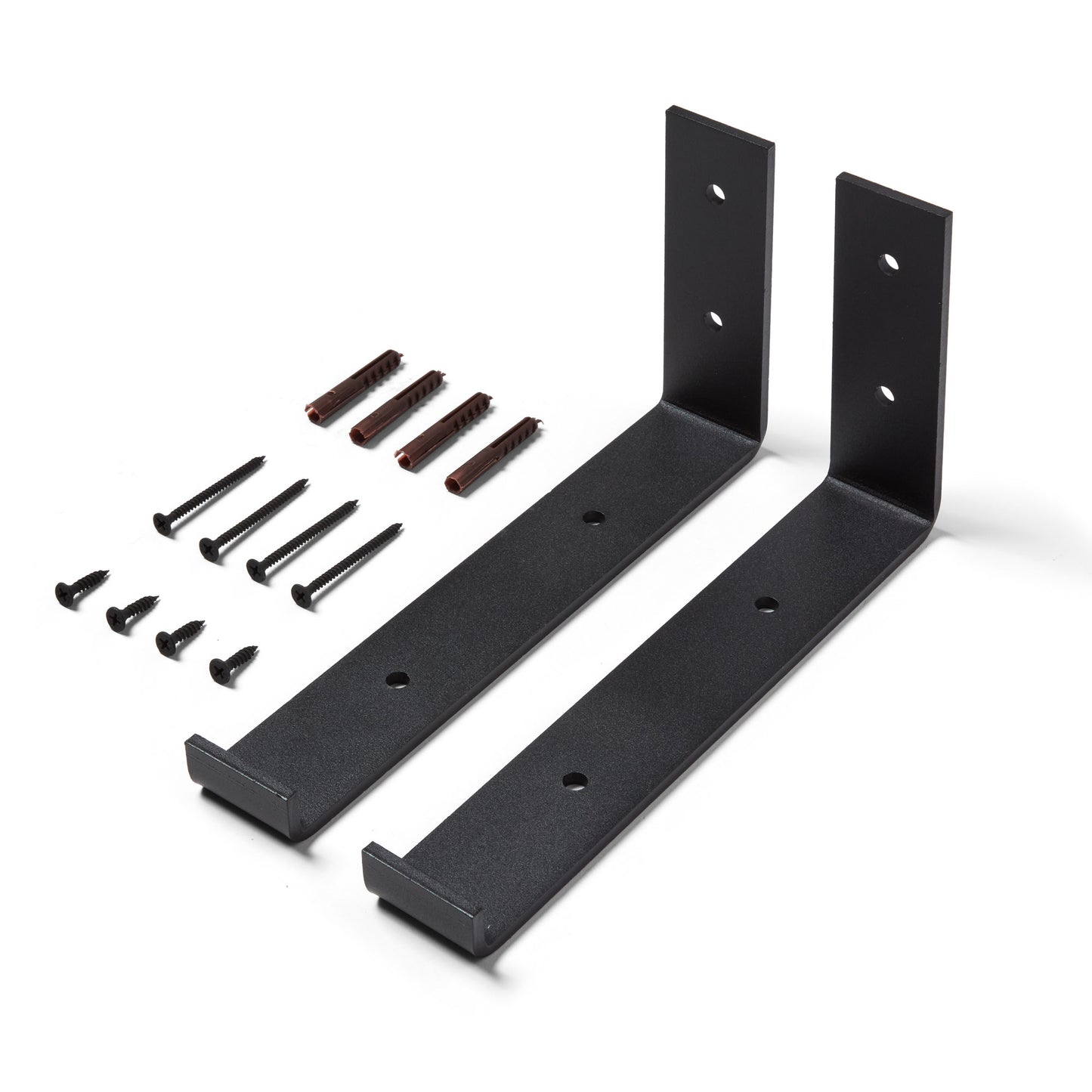 Rustic Wooden Bracket Shelf | 22cm